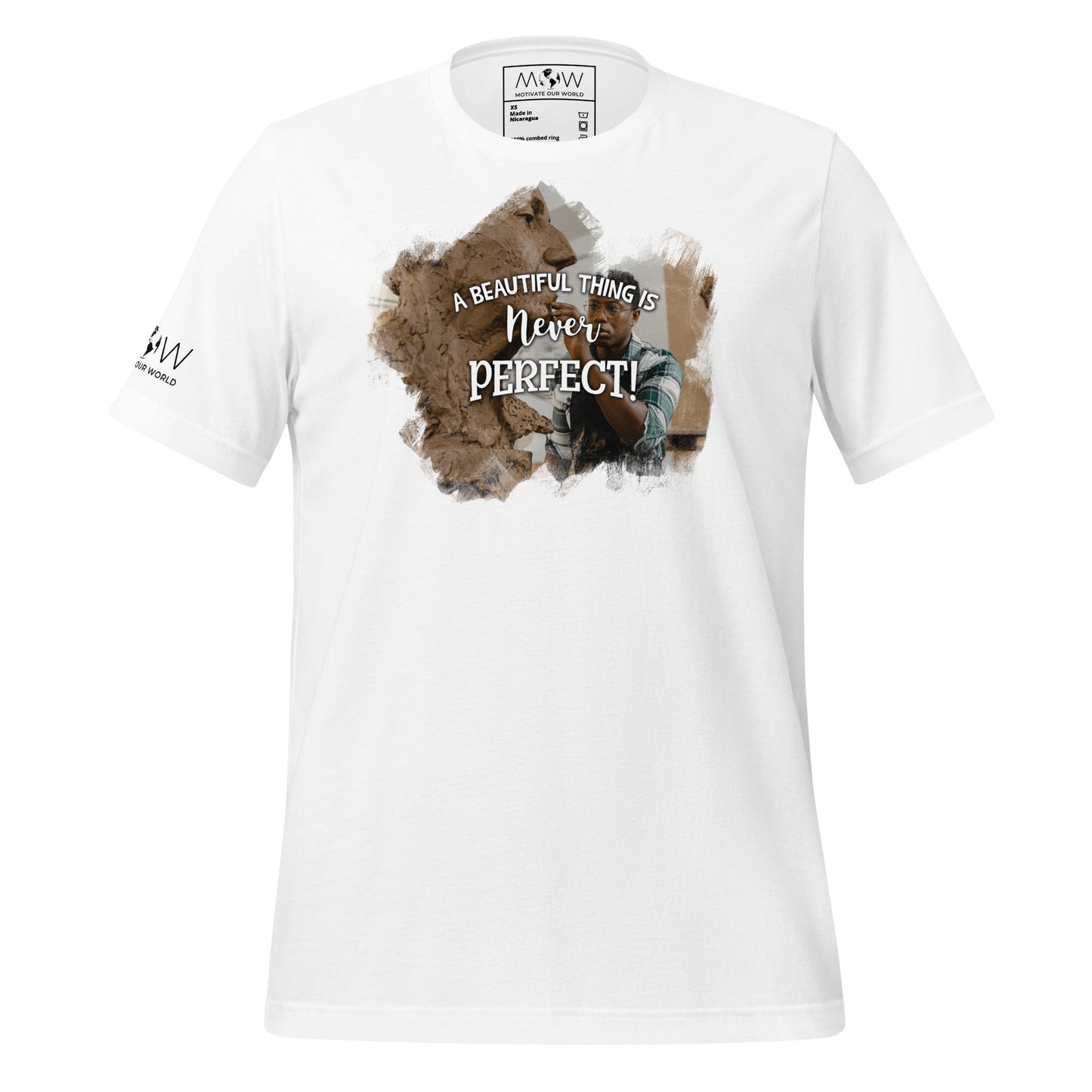 A Beautiful Thing White Motivational Men's T-Shirt