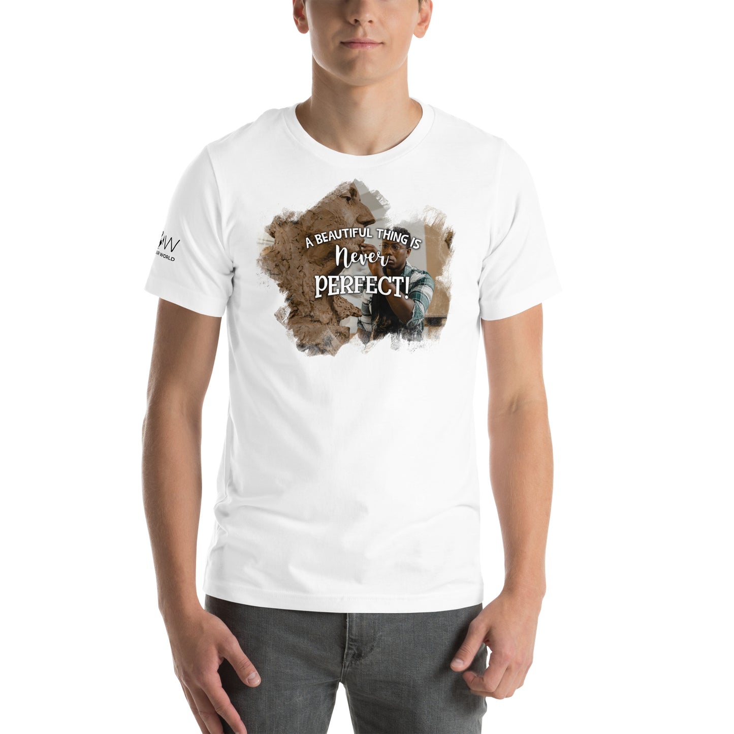 A Beautiful Thing White Motivational Men's T-Shirt