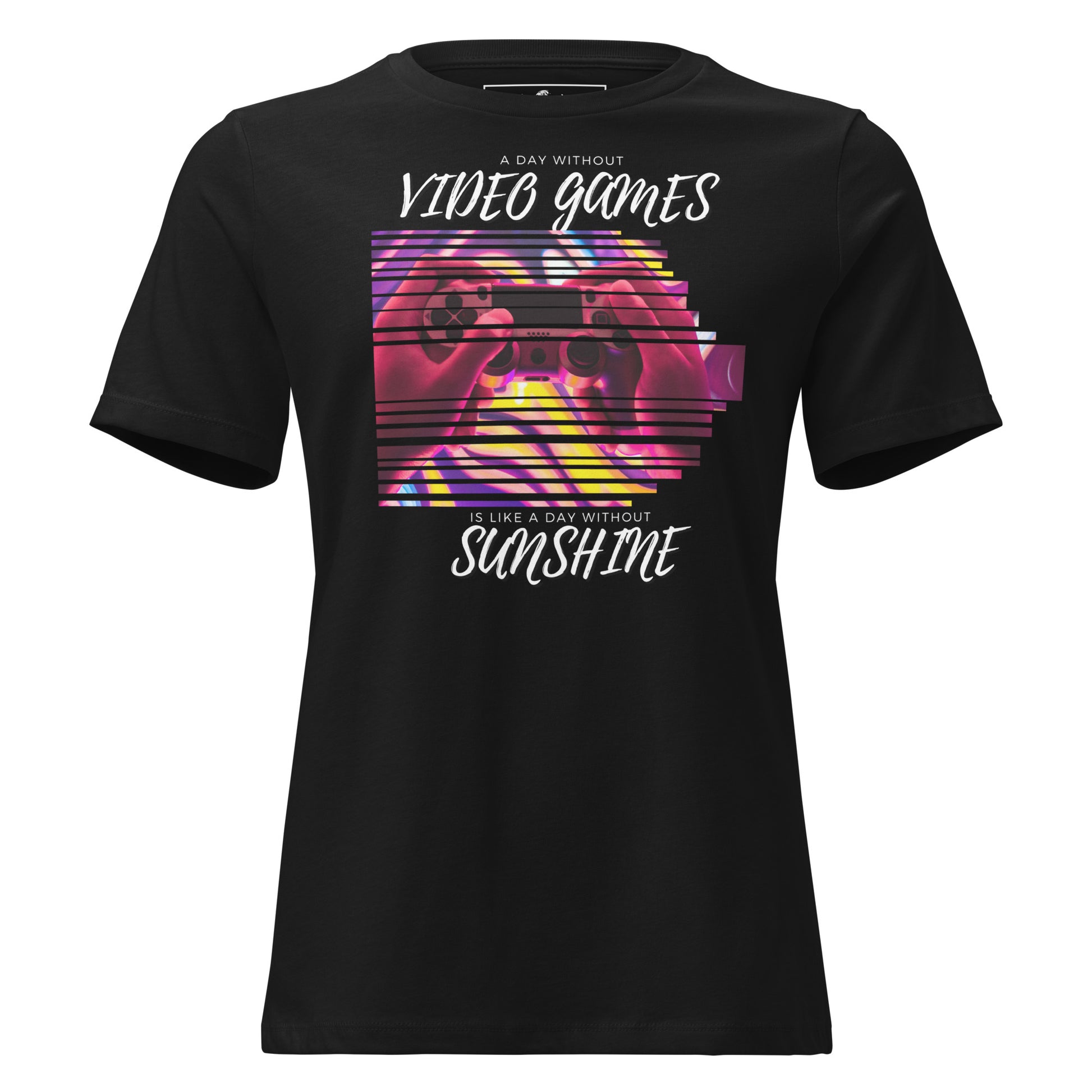 A Day Without Video Games - Gaming Controller Black Motivational Women’s T-Shirt