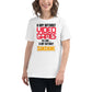"A Day Without Video Games" White Motivational Women’s T-Shirt Lifestyle