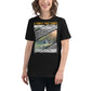 "A Family That Camps Together" Black Motivational Women’s T-Shirt Lifestyle