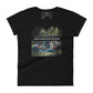A Family That Camps Together Women’s Motivational Black T-Shirt