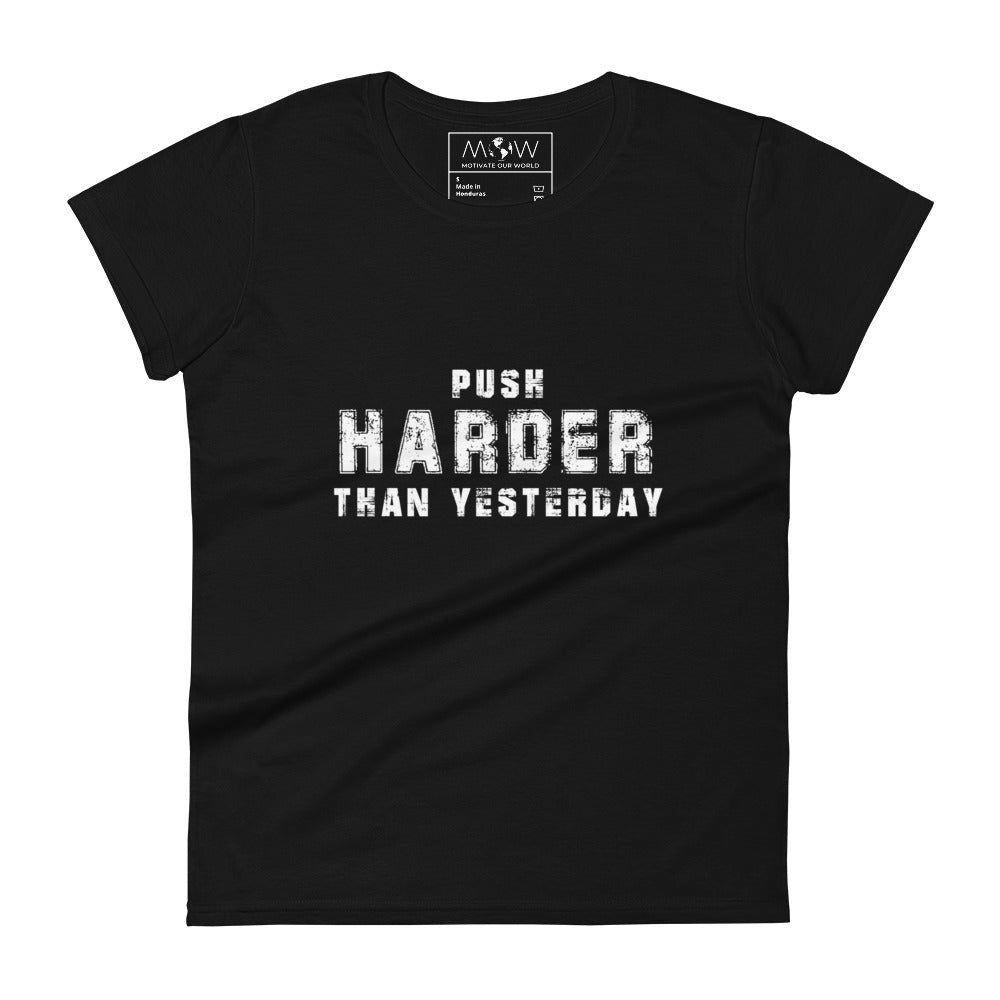 A Goal Without a Plan Is Just a Wish Women’s Motivational Black T-Shirt