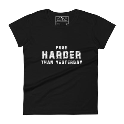 A Goal Without a Plan Is Just a Wish Women’s Motivational Black T-Shirt