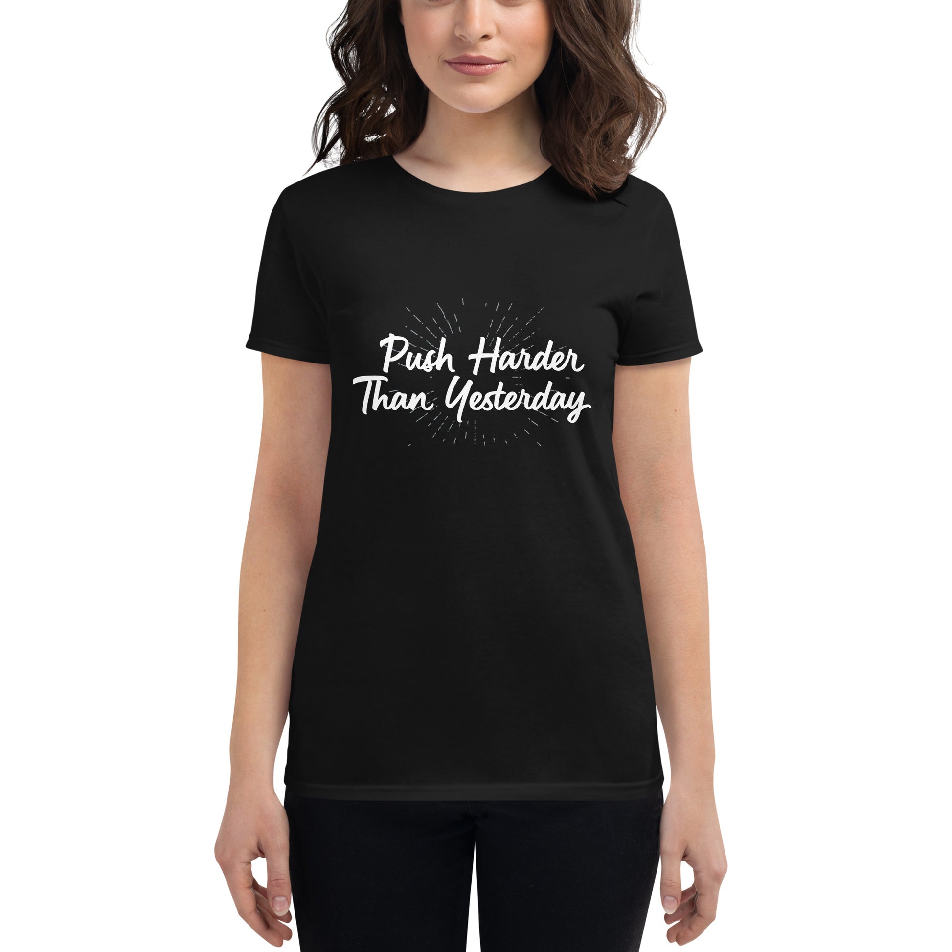 A Goal Without a Plan Is Just a Wish Women’s Motivational Black T-Shirt