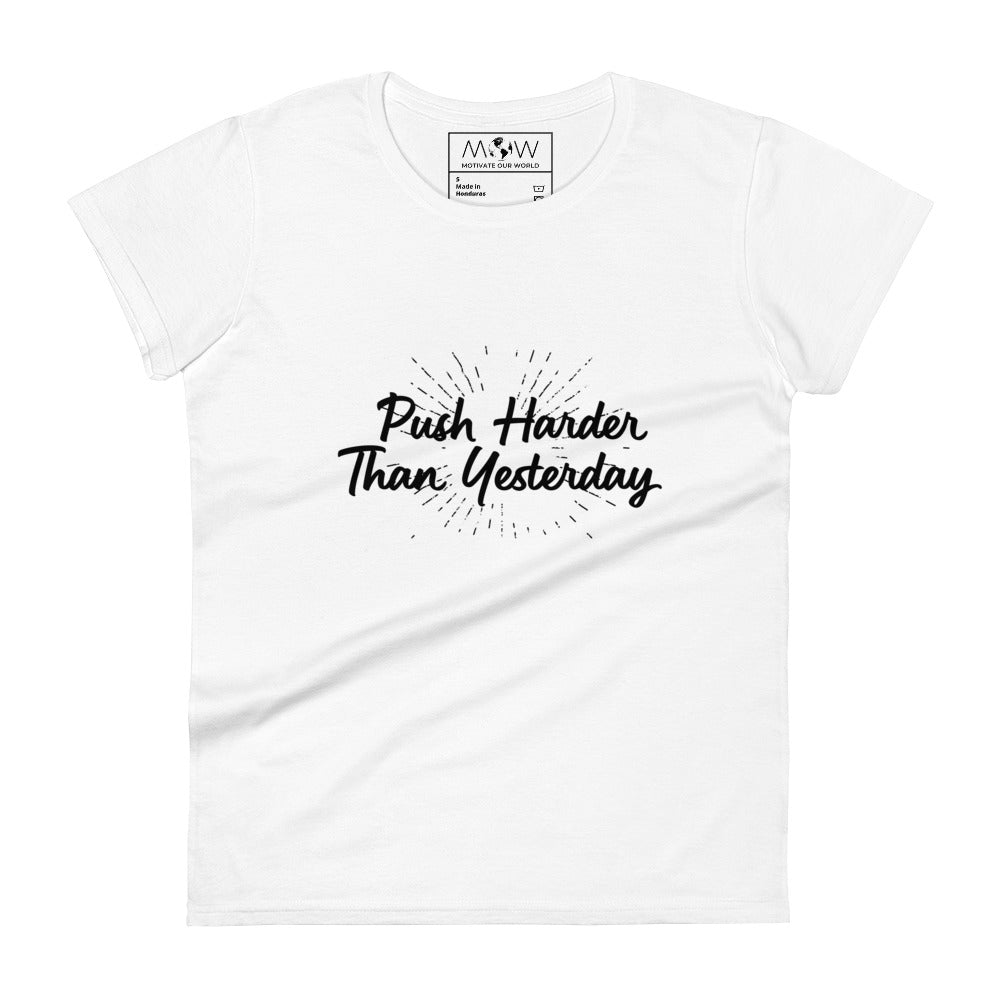 A Goal Without a Plan Is Just a Wish Women’s Motivational White T-Shirt