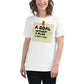 A Goal Without a Plan White Motivational Women’s T-Shirt Lifestyle