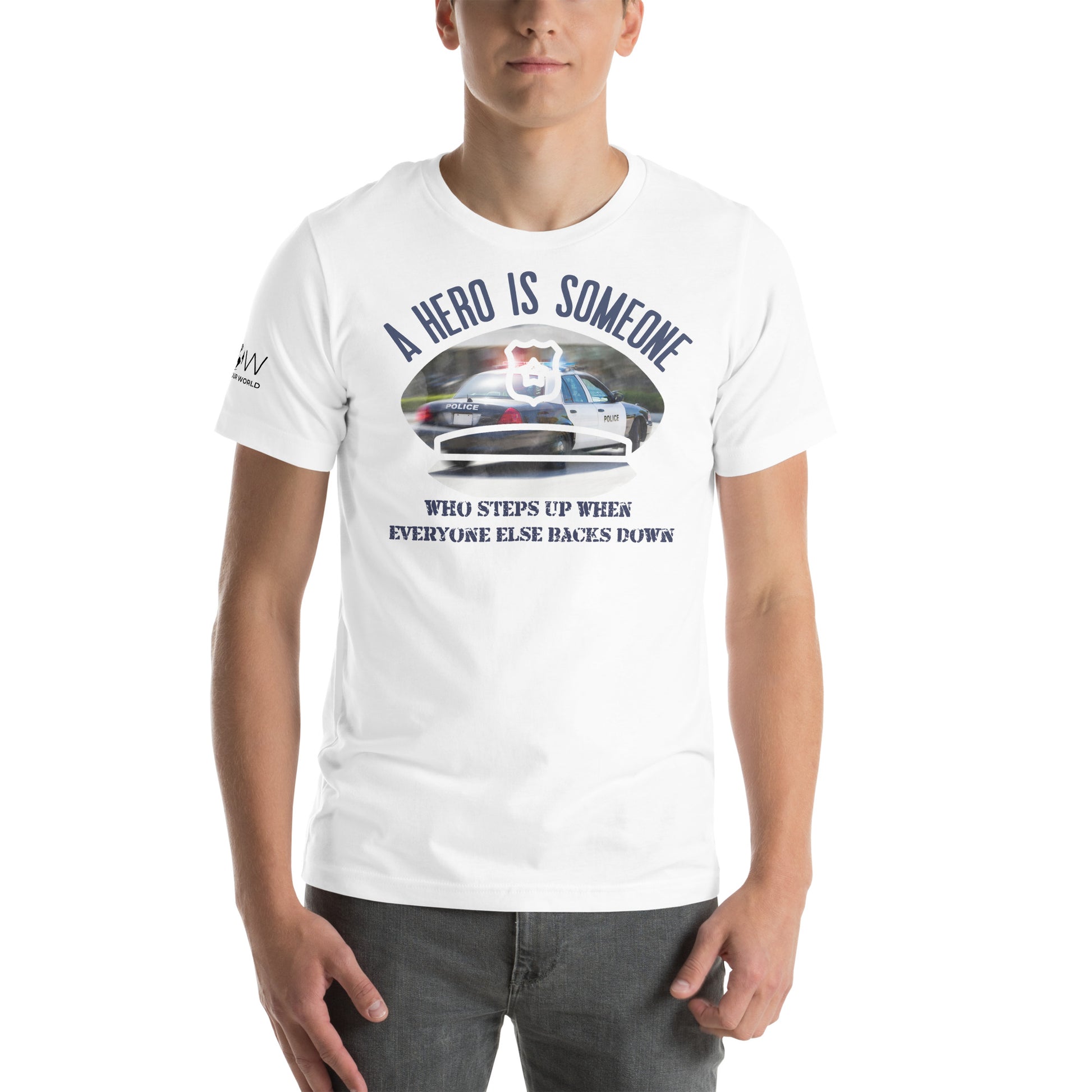 A Hero Is Someone – Patrol Edition White Motivational Men's T-Shirt