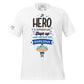 A Hero Steps Up – Officer Edition White Motivational Men's T-Shirt