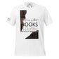 A House Without Books – Bookshelf Silhouette White Motivational Men's T-Shirt