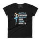 A Little Progress Each Day Women’s Motivational Black T-Shirt