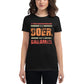 A True Doer Not a Dreamer Bold Women’s Motivational Black T-Shirt