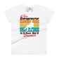 A True Doer Not a Dreamer Women’s Motivational White T-Shirt