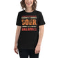 A True Entrepreneur Is a Doer Black Motivational Women’s T-Shirt - Bold Distressed Design Lifestyle