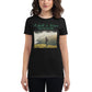A Walk in Nature Hillside Design Women’s Motivational Black T-Shirt