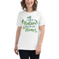 A Walk in Nature Takes the Soul Home - White Motivational Women’s T-Shirt Lifestyle
