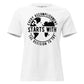 Accomplishment White Motivational Women’s T-Shirt