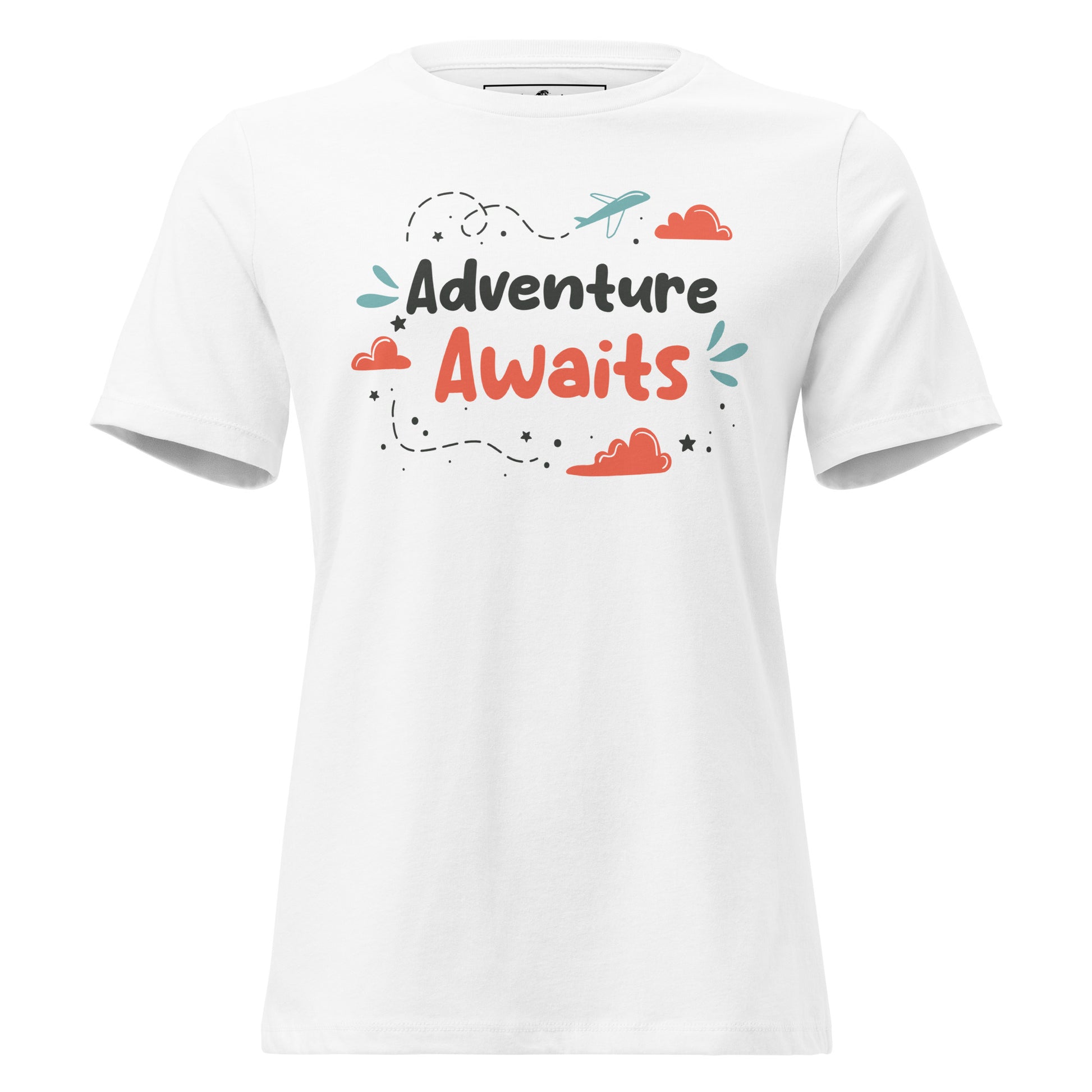 Adventure Awaits - White Motivational Women’s T-Shirt