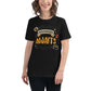 Adventure Awaits Black Motivational Women’s T-Shirt Lifestyle