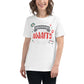 Adventure Awaits White Motivational Women’s T-Shirt Lifestyle