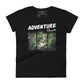 Adventure Awaits Women’s Motivational Black T-Shirt