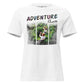 Adventure Awaits (Zipline) White Motivational Women’s T-Shirt