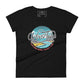 Adventure Explore More Worry Less Coastal Women’s Motivational Black T-Shirt
