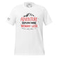 Adventure Explore More Worry Less Men's Motivational White T-Shirt