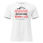 Adventure Explore More Worry Less White Motivational Women’s T-Shirt