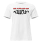 Afraid of Mediocrity White Motivational Women’s T-Shirt