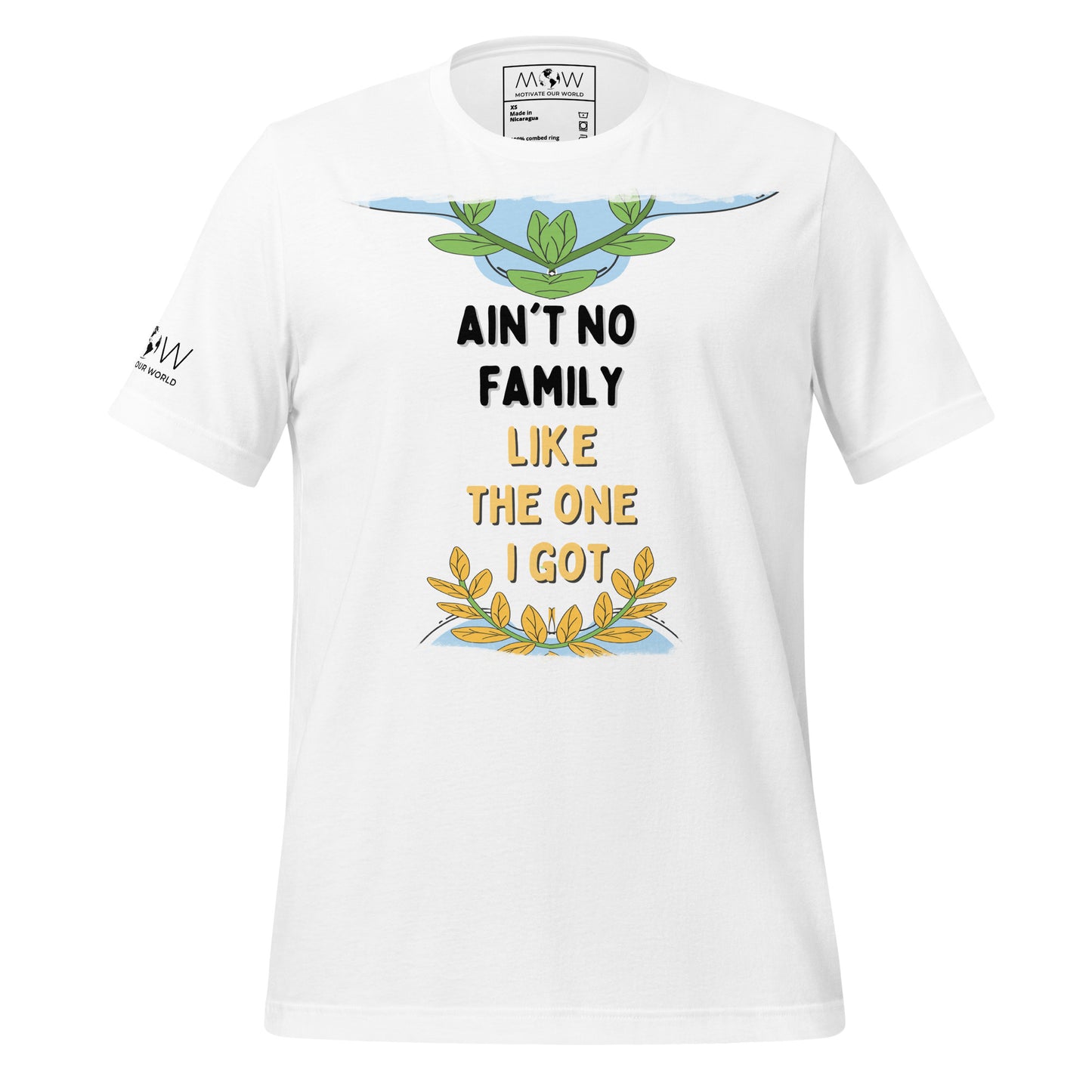 Ain’t No Family Like the One I Got - Laurel Edition White Motivational Men's T-Shirt