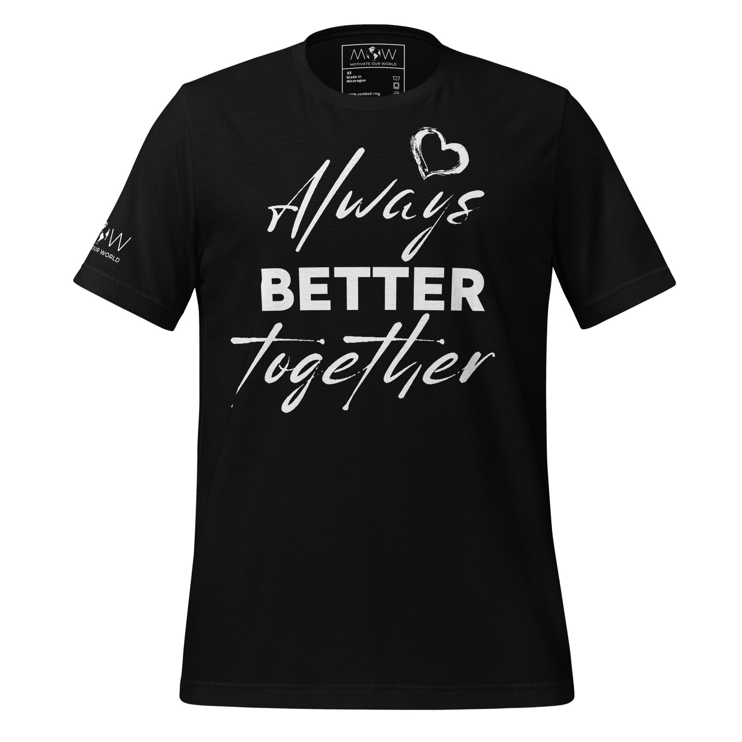 Always Better Together - Black Motivational Men's T-Shirt