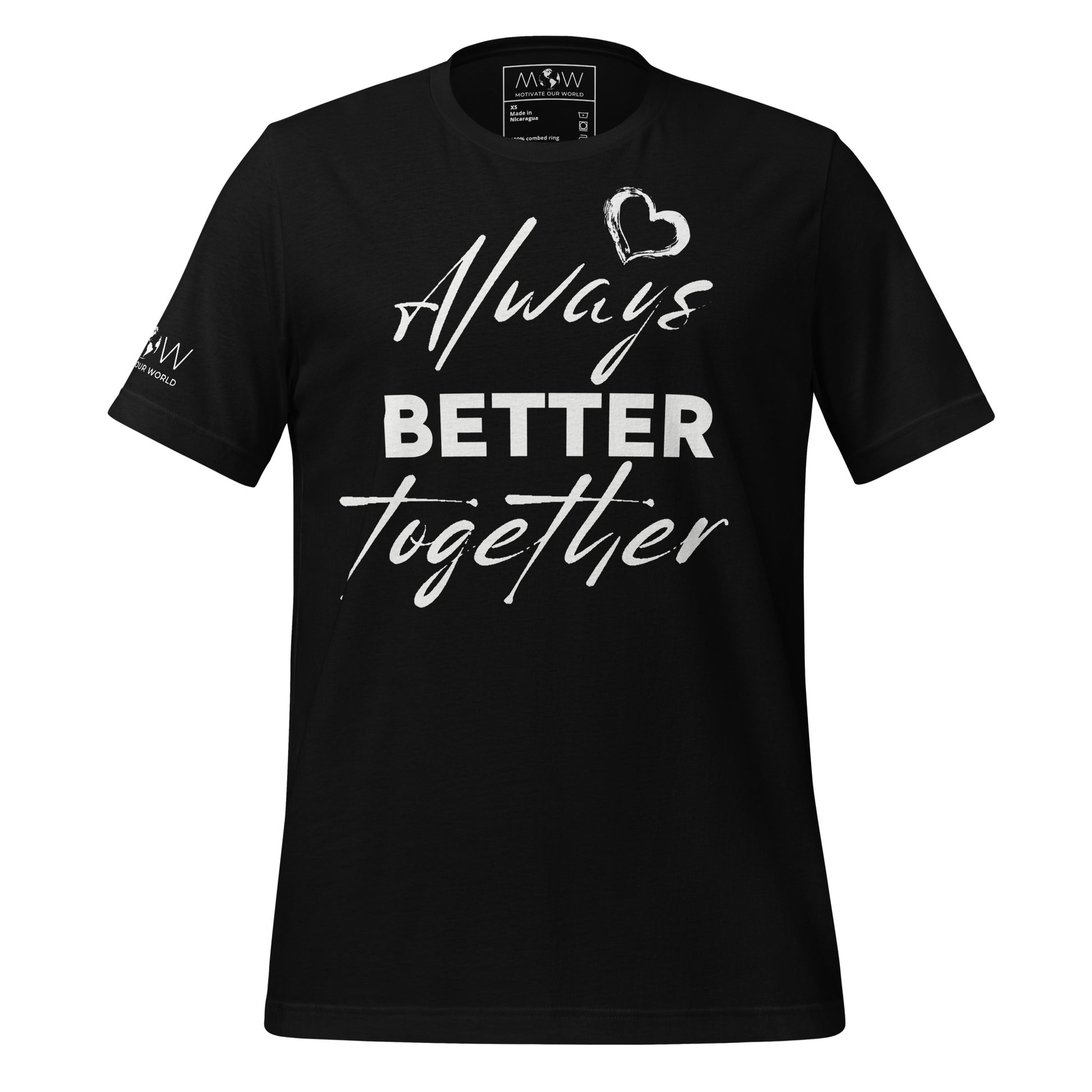 Always Better Together - Black Motivational Men's T-Shirt