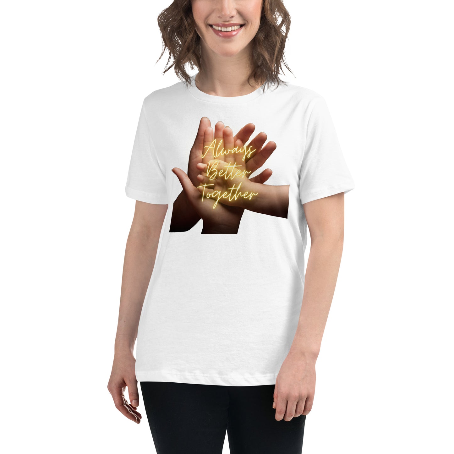 Always Better Together – Generations White Motivational Women’s T-Shirt