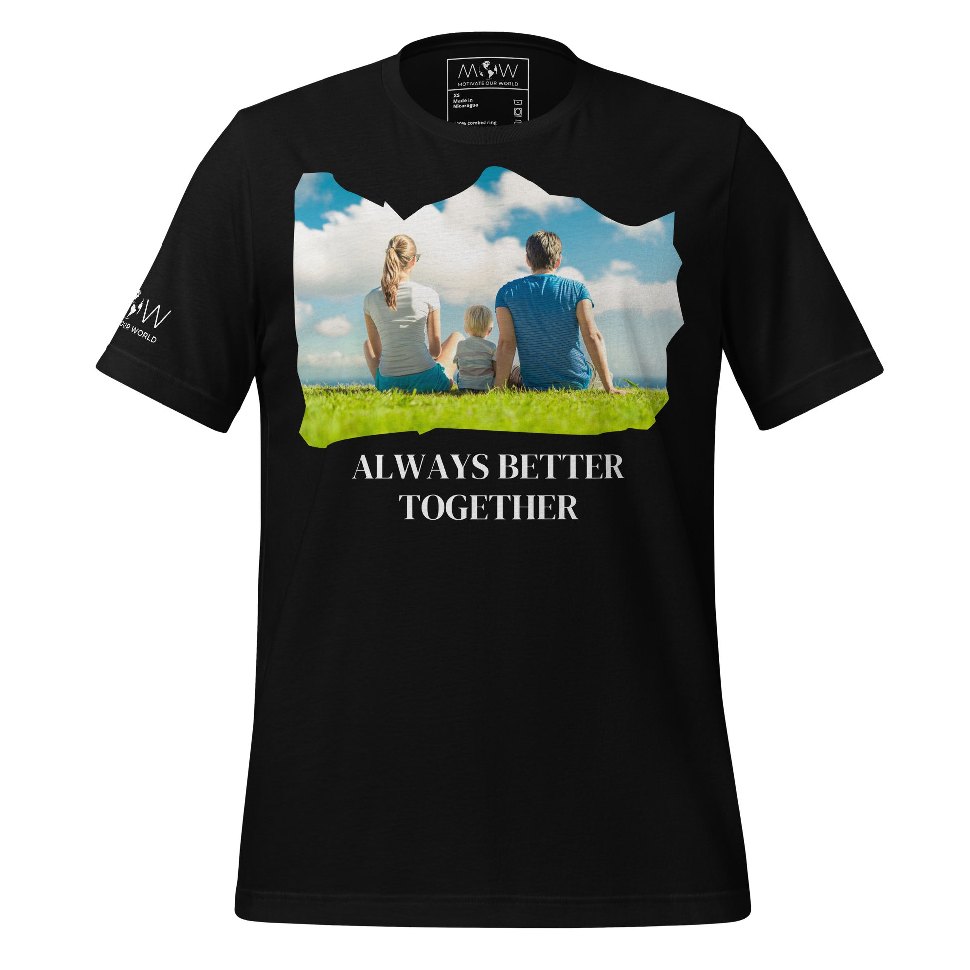 Always Better Together – Scenic Bond Black Motivational Men's T-Shirt