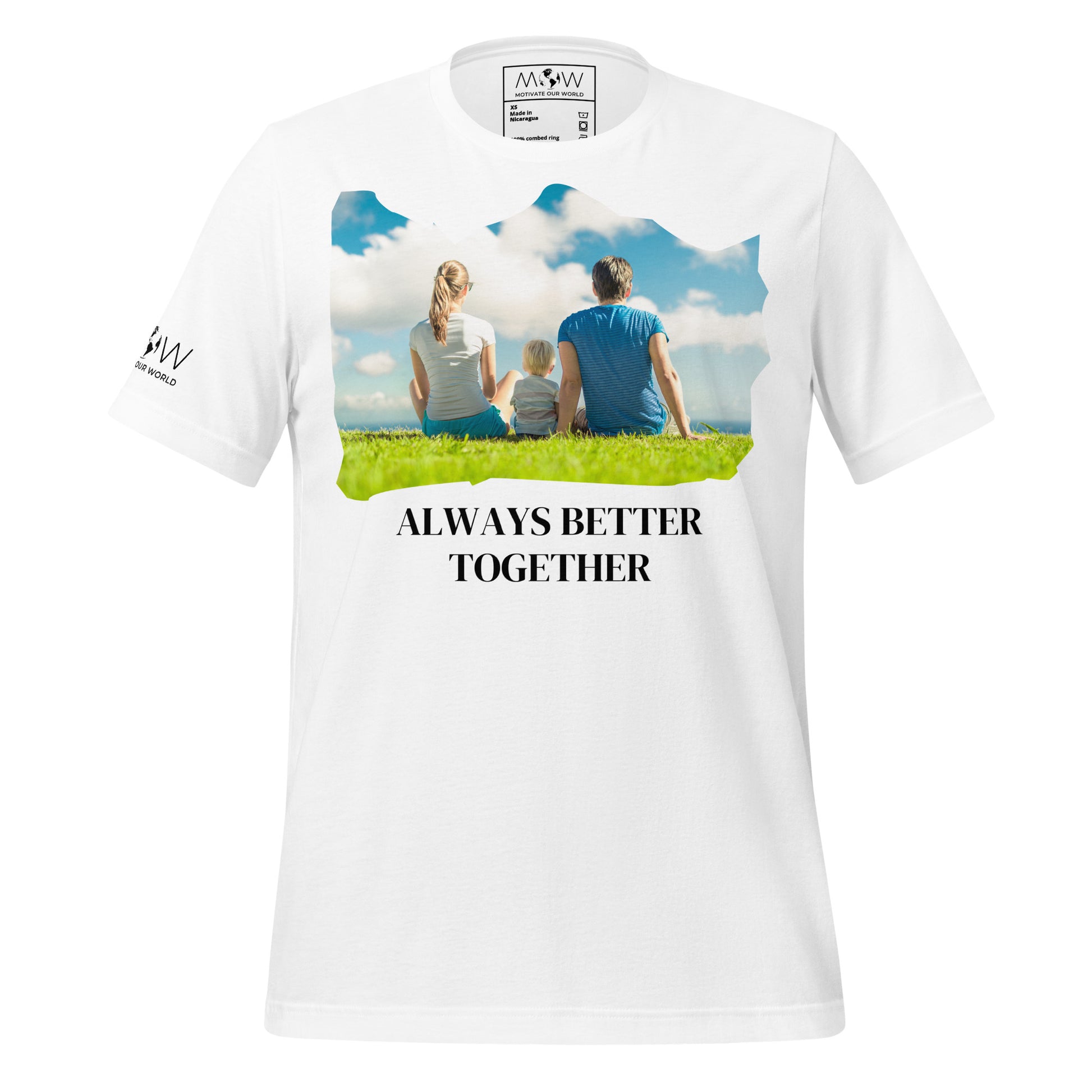 Always Better Together – Scenic Bond White Motivational Men's T-Shirt