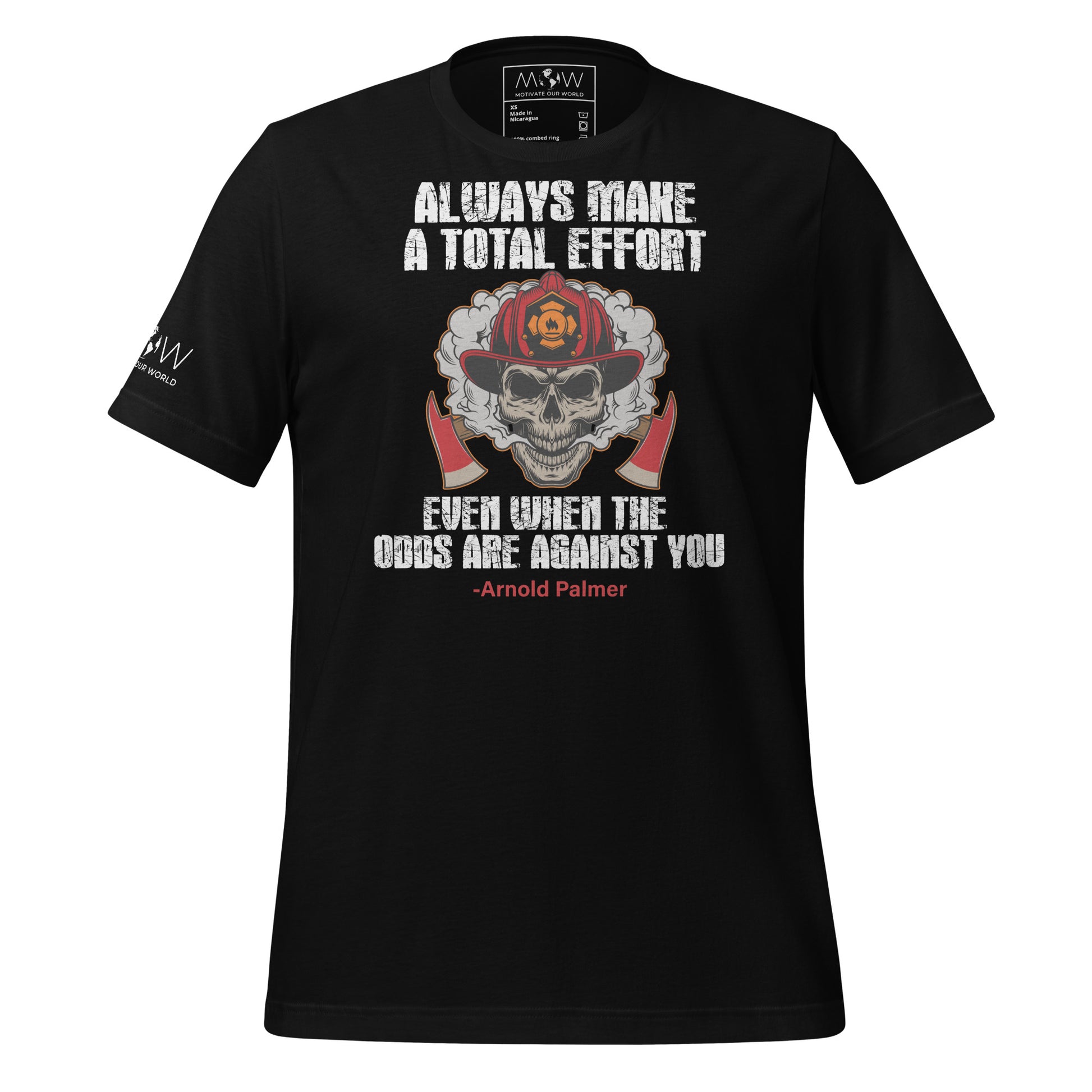 Always Make a Total Effort Even When Black Motivational Men's T-Shirt