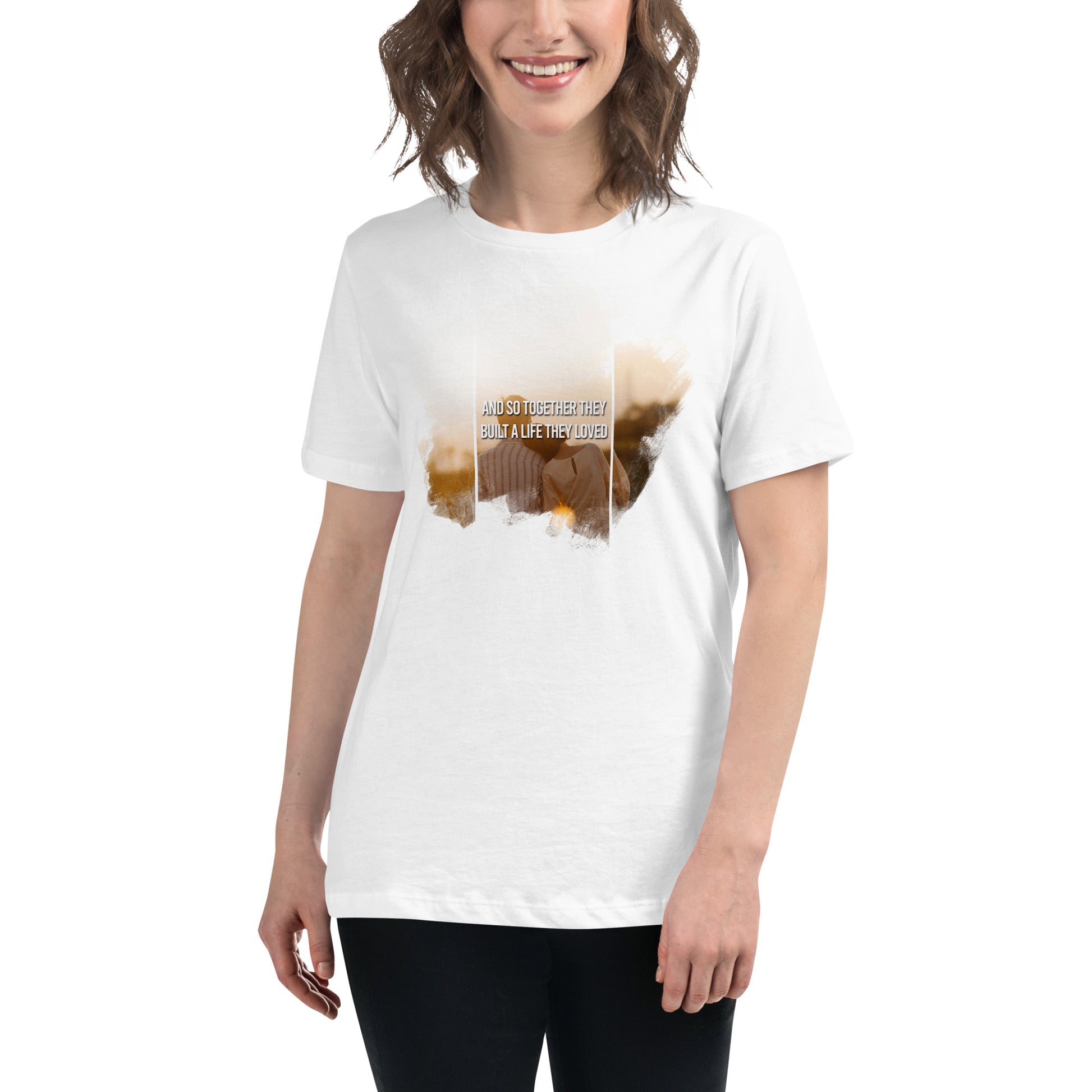 And So Together They White Motivational Women’s T-Shirt Lifestyle