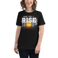 And Still I Rise Black Motivational Women’s T-Shirt - Sunrise Strength Design Lifestyle