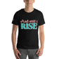 And Still I Rise Men's Motivational Black T-Shirt