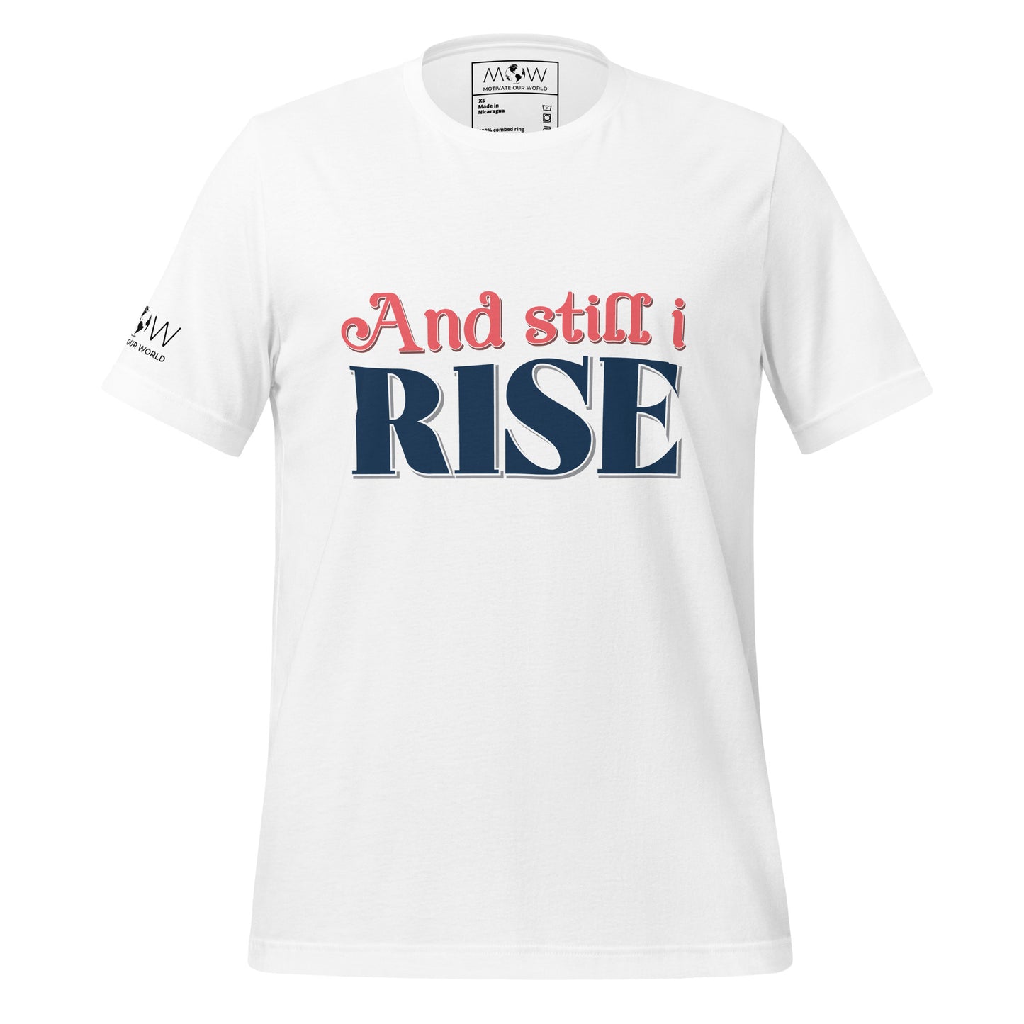 And Still I Rise Men's Motivational White T-Shirt