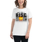 And Still I Rise White Motivational Women’s T-Shirt - Sunrise Strength Design Lifestyle