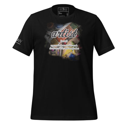Artist Definition Palette Black Motivational Men's T-Shirt