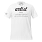 Artist Definition White Motivational Men's T-Shirt