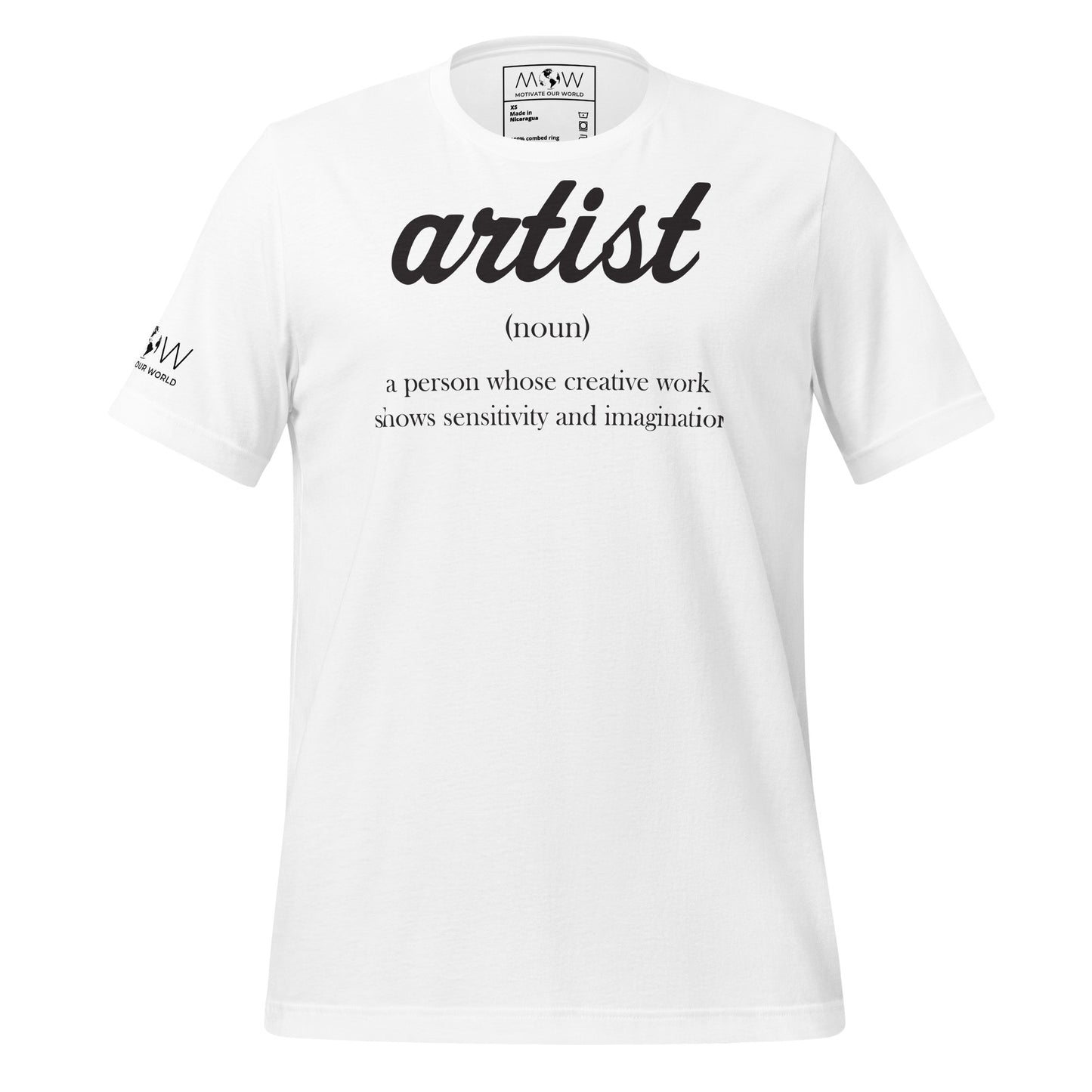 Artist Definition White Motivational Men's T-Shirt