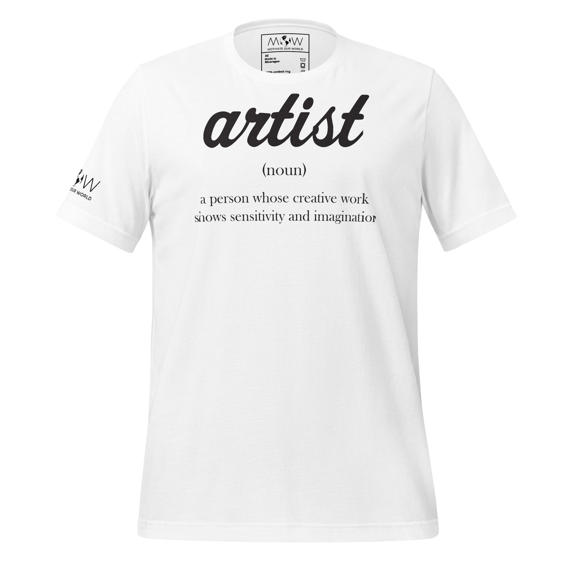 Artist Definition White Motivational Men's T-Shirt