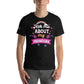 Ask Me About My Pronouns Black Motivational Men's T-Shirt