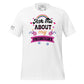 Ask Me About My Pronouns White Motivational Men's T-Shirt