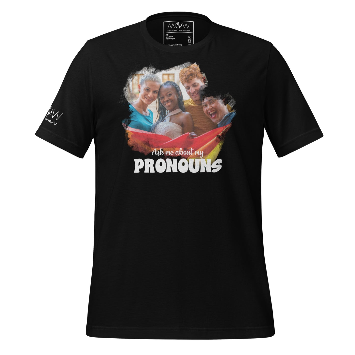 Ask Me II Black Motivational Men's T-Shirt