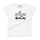 Be Afraid Women’s Motivational White T-Shirt